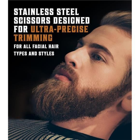 Beard Comb & Beard Brush Set for Men -Natural Boar Bristle Brush and Dual Action - Picture 5 of 7